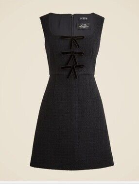 Nwt J Crew Sophia dress with velvet bows Sz 6. (#23)